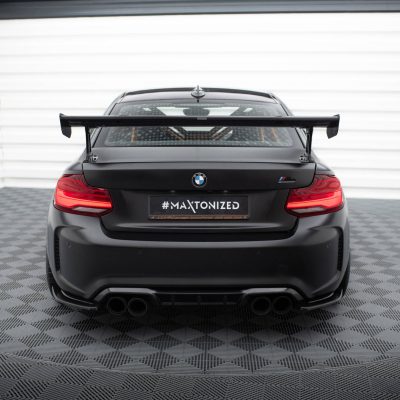 Carbon Spoiler With External Brackets Uprights BMW M2 F87 / 2 / 2 M-Pack F22