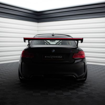 Carbon Spoiler With External Brackets Uprights + LED BMW M2 F87 / 2 / 2 M-Pack F22
