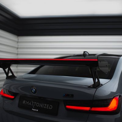 Carbon Spoiler With External Brackets Uprights + LED BMW M3 G80 / M340i G20 / 3 M-Pack G20 / 3 Standard G20