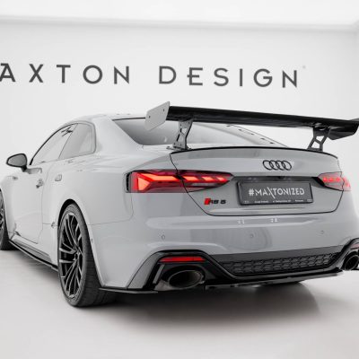 Carbon Spoiler With External Brackets Uprights V.2 Audi A5 / A5 S-Line / S5 / RS5 Coupe F5 / F5 Facelift