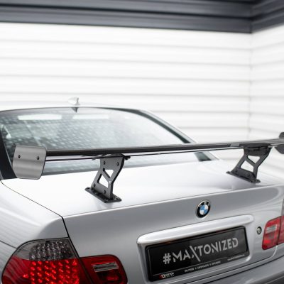 Carbon Spoiler With Internal Brackets Uprights BMW 3 Coupe E46