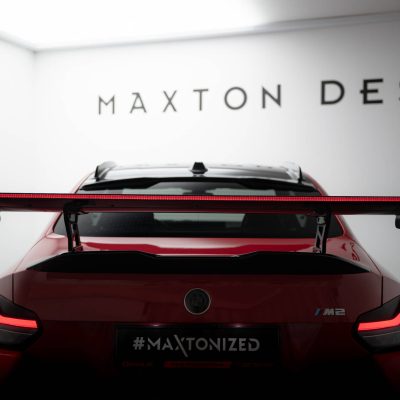Carbon Spoiler With Internal Brackets Uprights + LED BMW M2 G87