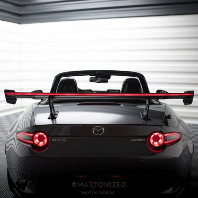 Carbon Spoiler With Internal Brackets Uprights + LED Mazda MX-5 ND (Mk4)