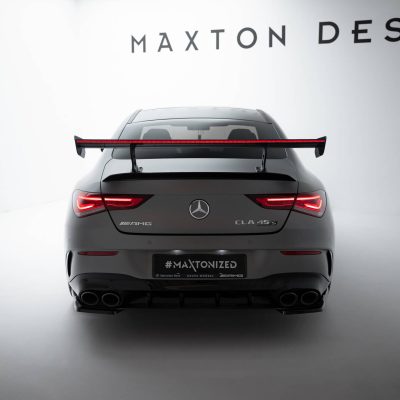 Carbon Spoiler With Internal Brackets Uprights + LED Mercedes-Benz CLA Coupe C118 / C118 Facelift