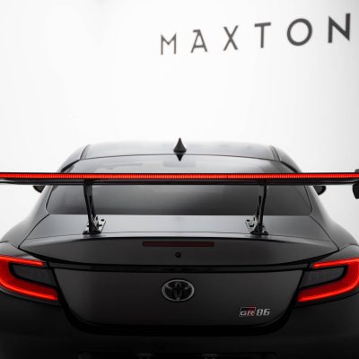 Carbon Spoiler With Internal Brackets Uprights + LED Toyota GR86 / Subaru BRZ Mk2