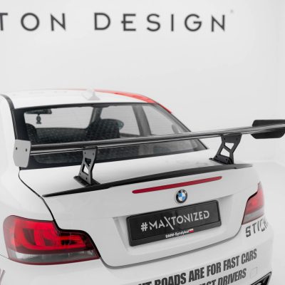 Carbon Spoiler With Internal Brackets Uprights V.2 BMW 1 M E82