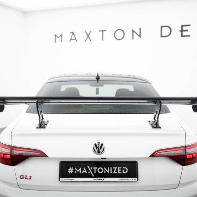 Carbon Spoiler With Internal Brackets Uprights Volkswagen Jetta GLI Mk7
