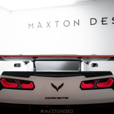 Carbon Spoiler With Upper Swan Mounting + LED Chevrolet Corvette Stingray / Grand Sport C7