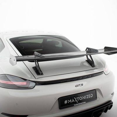 Carbon Spoiler With Upper Swan Mounting  V.1 Porsche 718 Cayman 982c