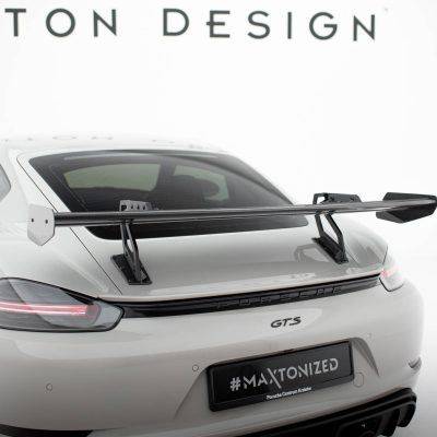 Carbon Spoiler With Upper Swan Mounting  V.2 Porsche 718 Cayman 982c