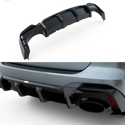 Prepreg Carbon Fiber Rear Diffuser Audi RS6 C8 (version without towbar)