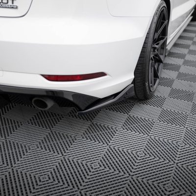 Rear Side Splitters V.2 Audi A3 Sedan 8V Facelift