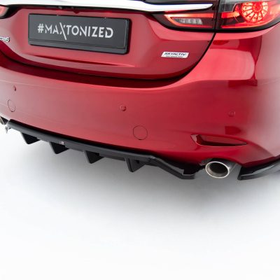 Rear Splitter (with vertical bars) Mazda 6 Sedan Mk3 Facelift