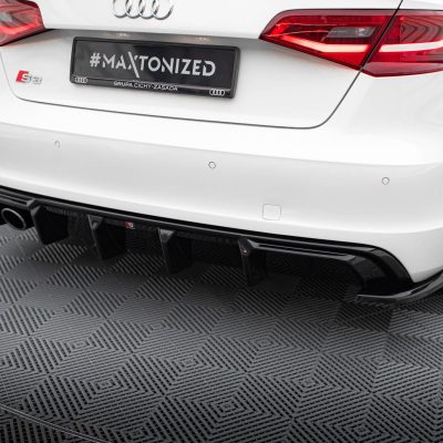 Rear Valance Audi A3 S-Line Sportback 8V (Version with single exhaust tips on one side)