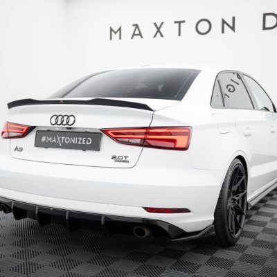 Rear Valance Audi A3 Sedan 8V Facelift  (Version with single exhaust tips on both sides)