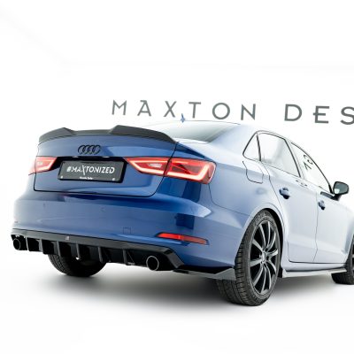 Rear Valance Audi A3 Sedan 8V (Version with single exhaust tips on both sides)