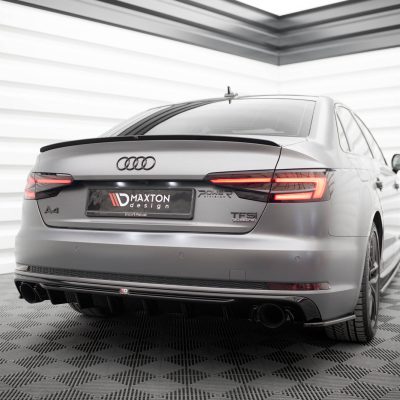 Rear Valance Audi A4 S-line B9 (Version with single exhaust tips on both sides)