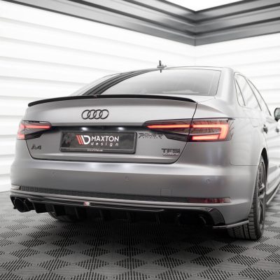 Rear Valance Audi A4 S-line B9 (Version with single exhaust tips on one side)