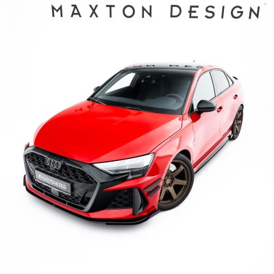 Street Pro Front Splitter + Flaps Audi RS3 Sedan 8Y Facelift