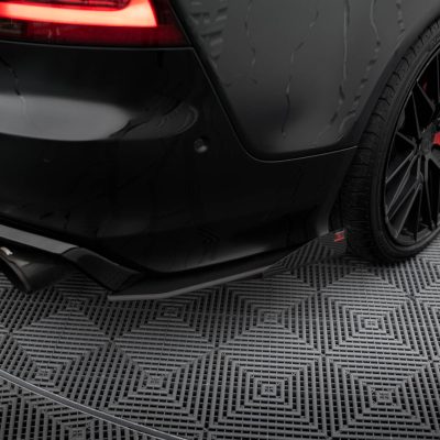 Street Pro Rear Side Splitters + Flaps Audi A7 S-Line C7